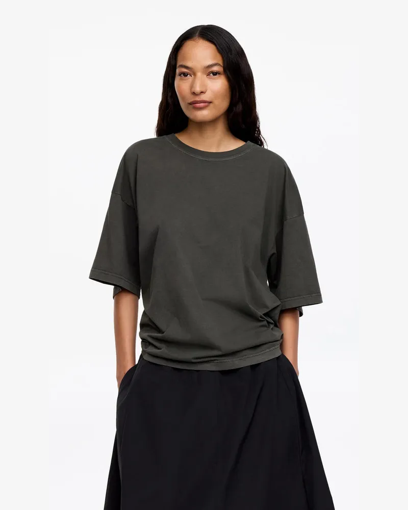 Arket Oversize-T-Shirt -Schwarz Schwarz