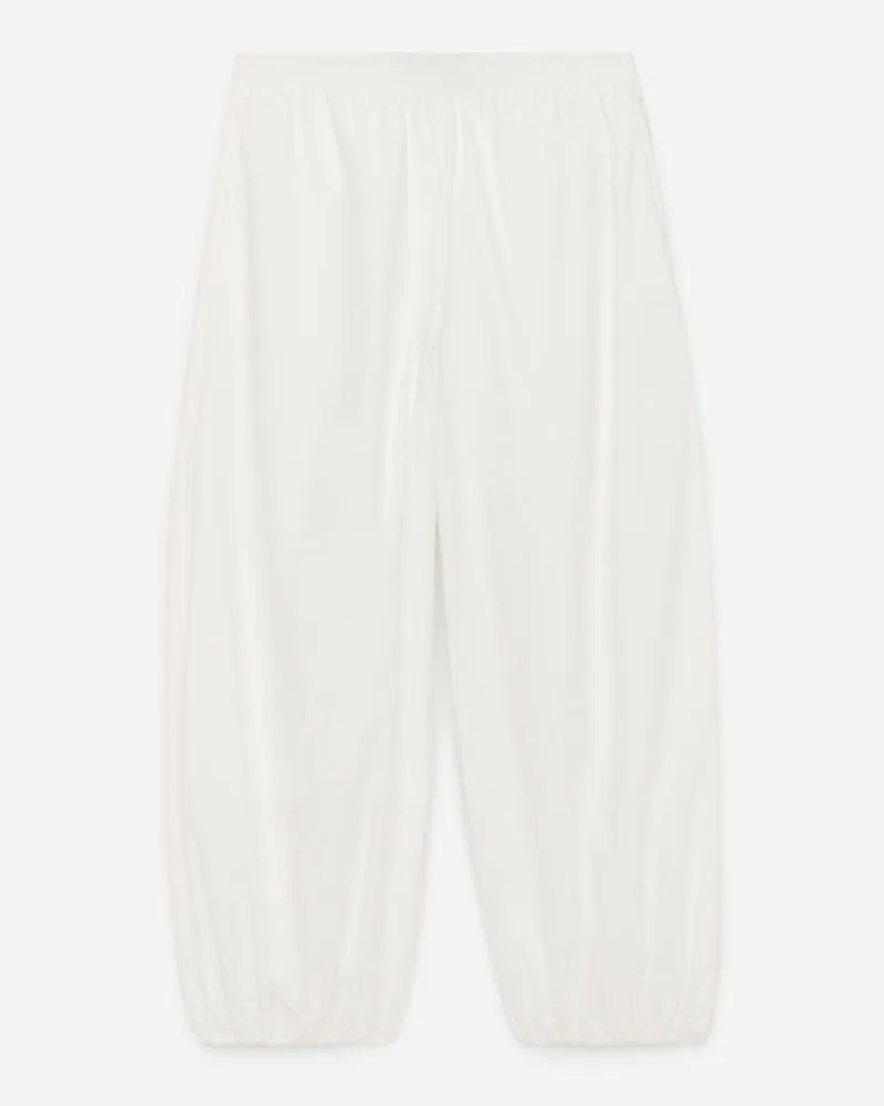 Arket Popeline-Hose Mit Ballonschnitt - Weiß Weiß