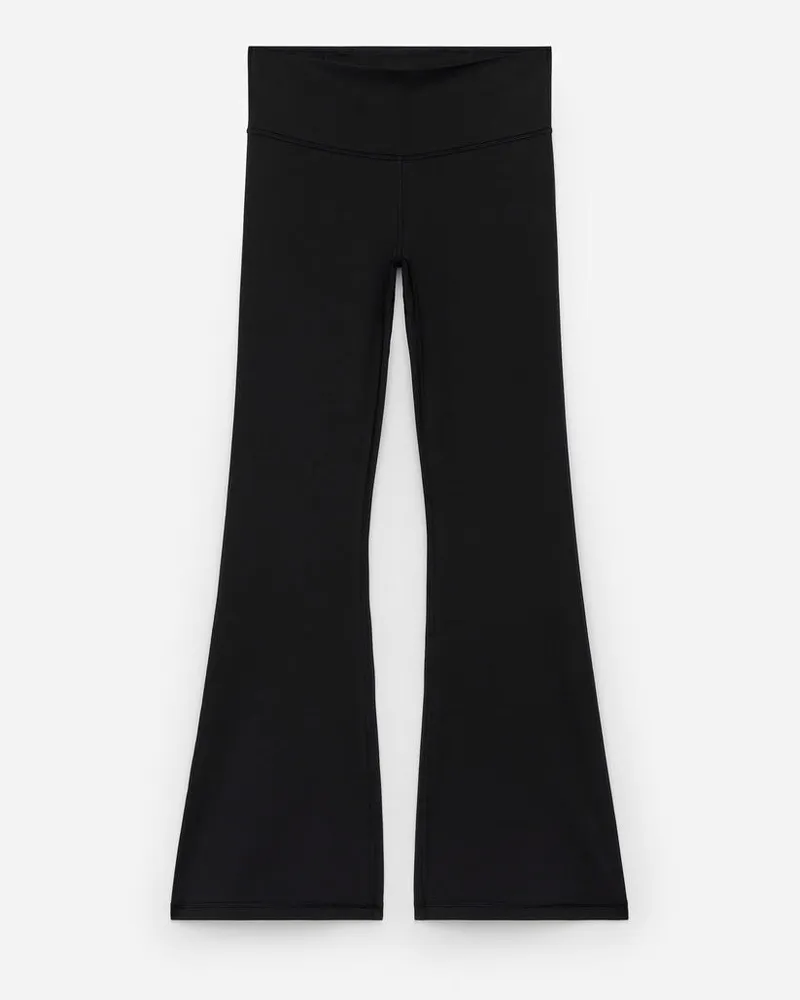 Arket Weiche, Ausgestellte Stretch-Leggings - Schwarz Schwarz