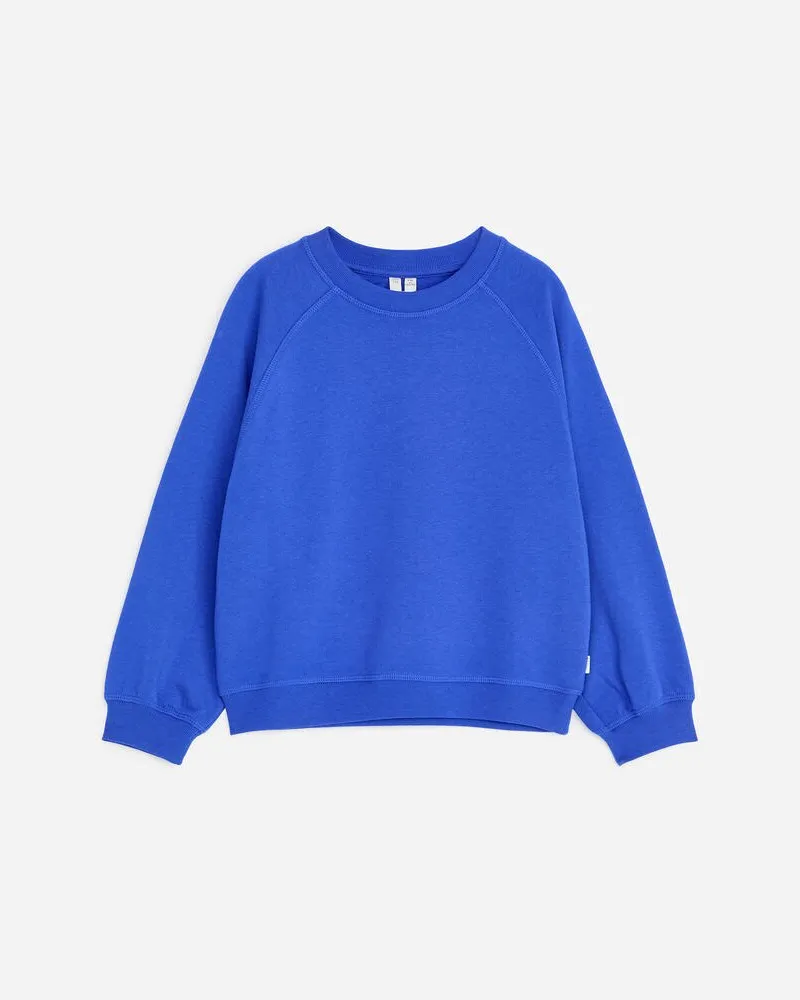Arket Sweatshirt Aus Baumwolle -Blau Blau
