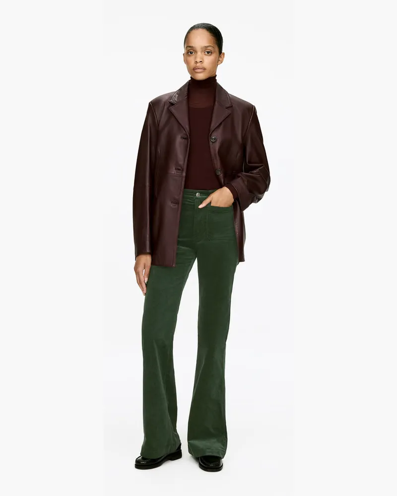 Arket LUPINE Flared Cordhose -Grün Grün