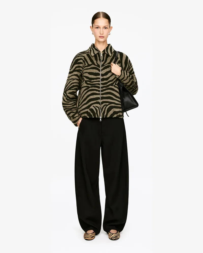 Arket Jacquardjacke -Beige Beige