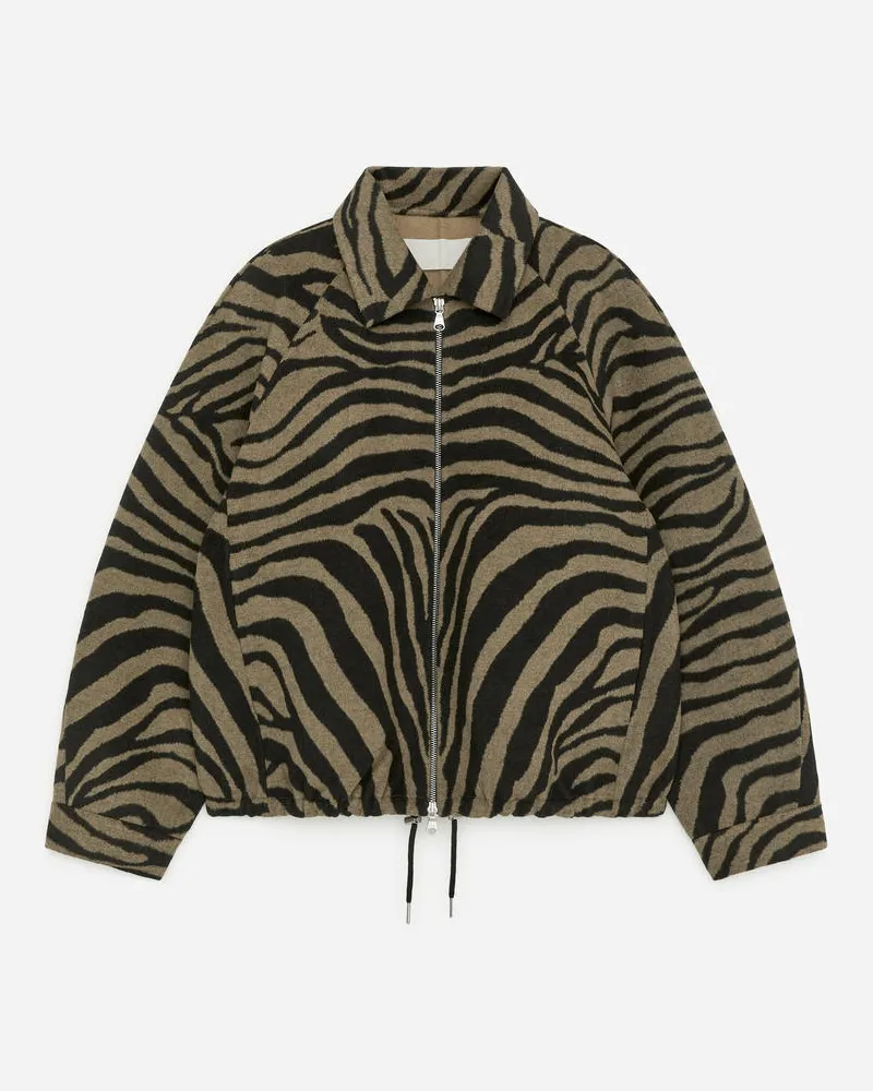Arket Jacquardjacke -Beige Beige