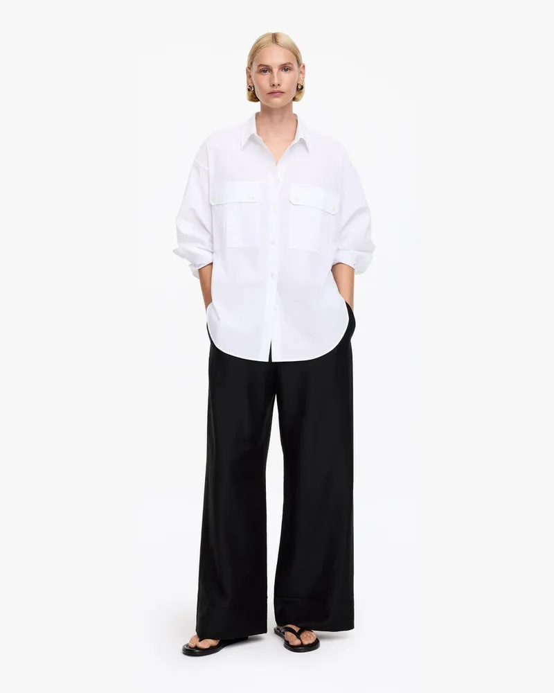 Arket Lockere Hose -Schwarz Schwarz