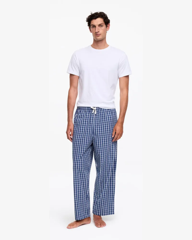 Arket Weite Pyjamahose -Blau Blau