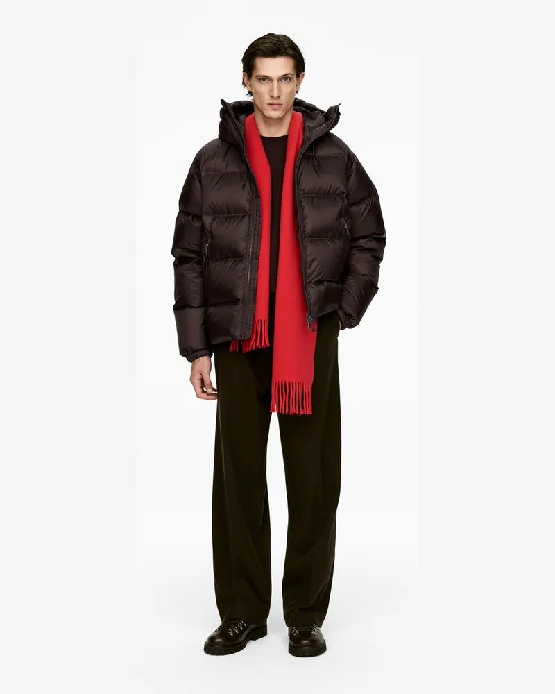 Arket Sportliche Upcycled Down™ Jacke -Braun Braun