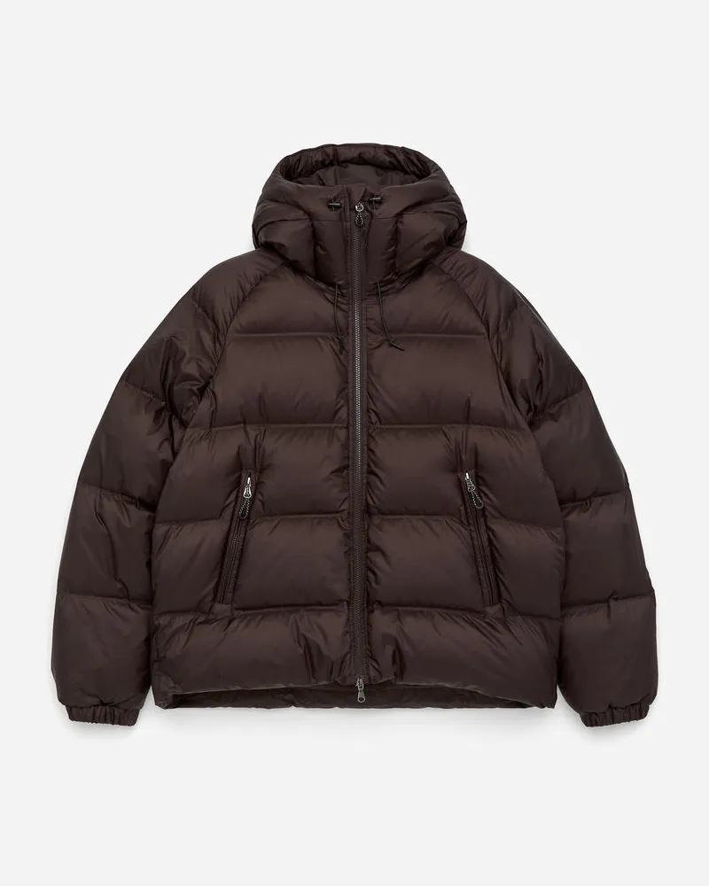 Arket Sportliche Upcycled Down™ Jacke -Braun Braun