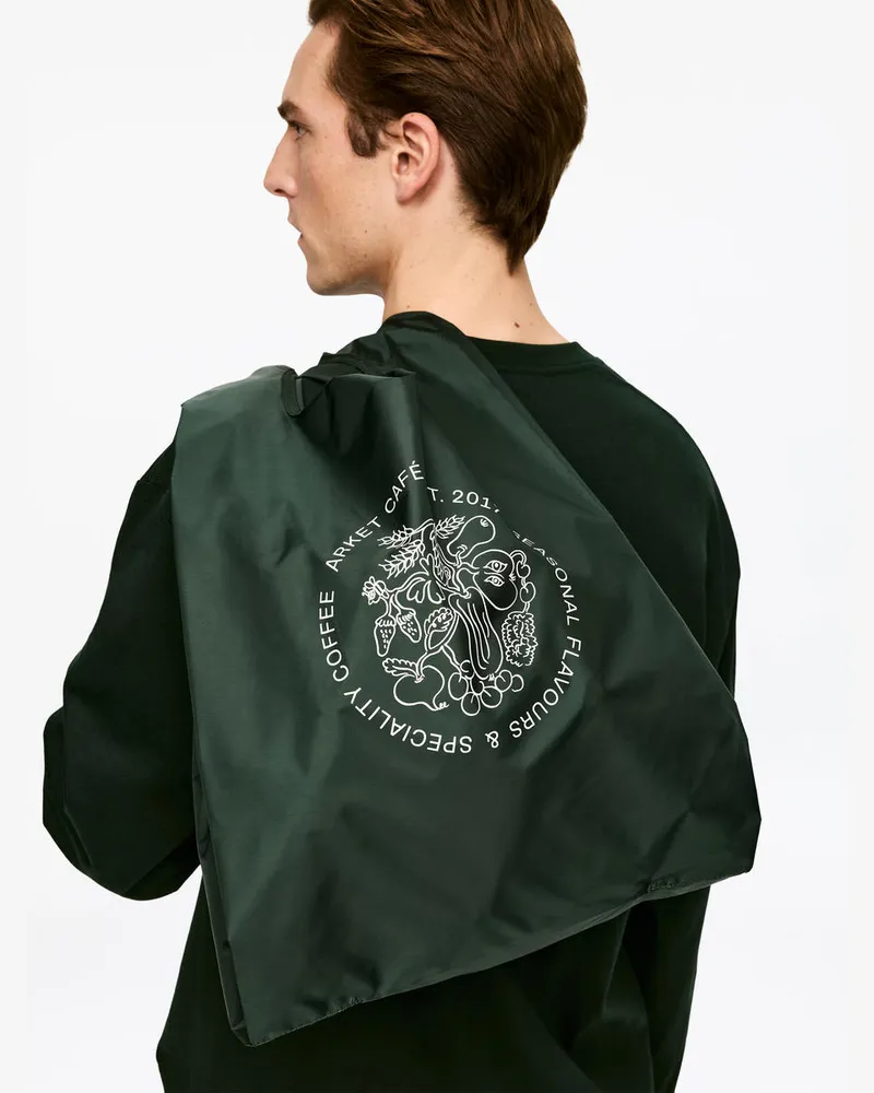 Arket ARKET CAFÉ Faltbare Tragetasche -Grün Grün