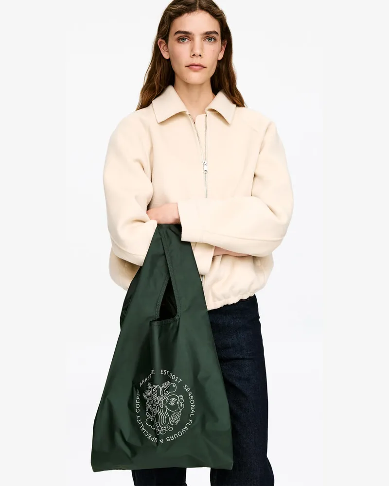 Arket ARKET CAFÉ Faltbare Tragetasche -Grün Grün