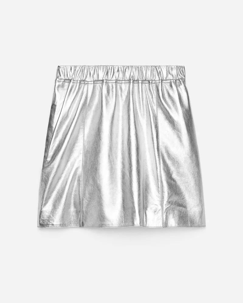Arket Rock Aus Metallic-Leder - Grau Silber