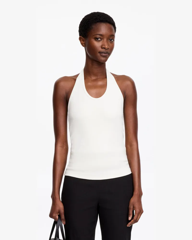 Arket Neckholder-Top -Weiß Weiß