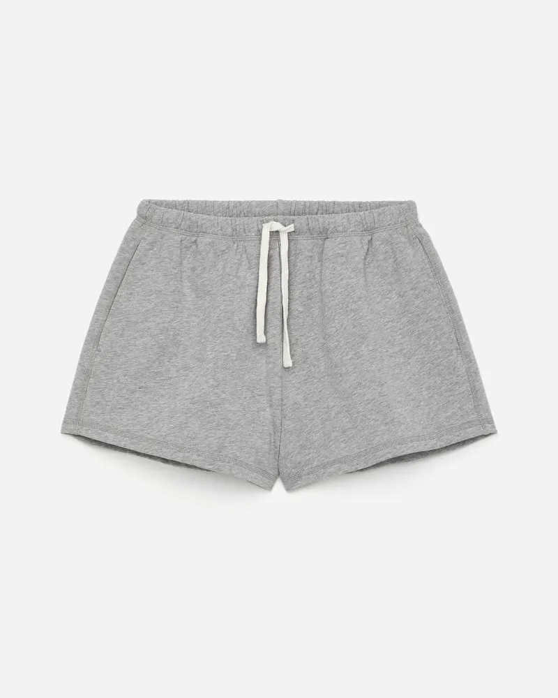 Arket Shorts Aus Baumwollfrottee -Grau Grau