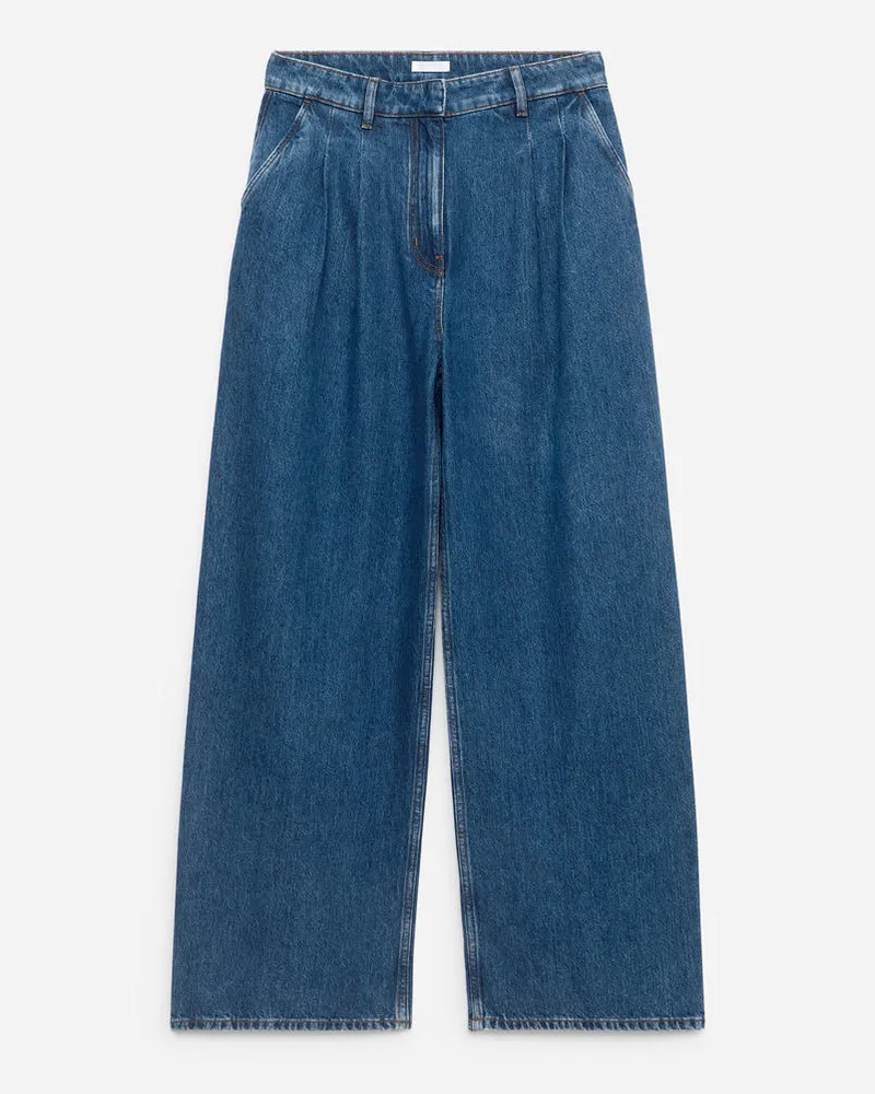 Arket Weite Jeanshose -Blau Blau