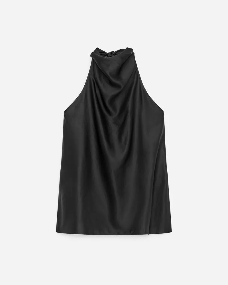 Arket Neckholder-Top -Schwarz Schwarz