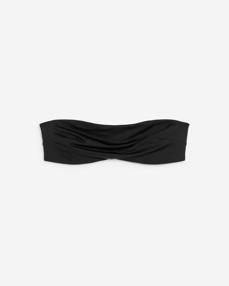 Arket Bandeau-BH -Schwarz Schwarz