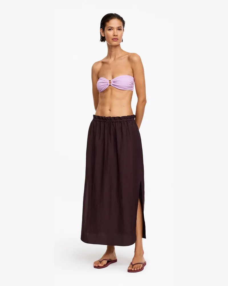 Arket Bandeau-Bikinioberteil -Lila Lila