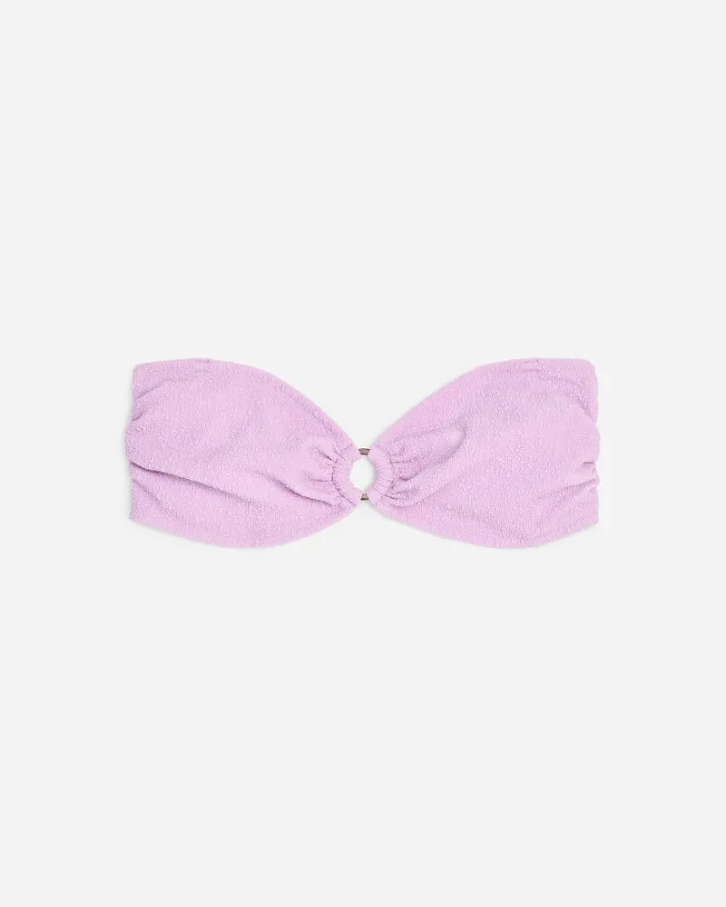 Arket Bandeau-Bikinioberteil -Lila Lila