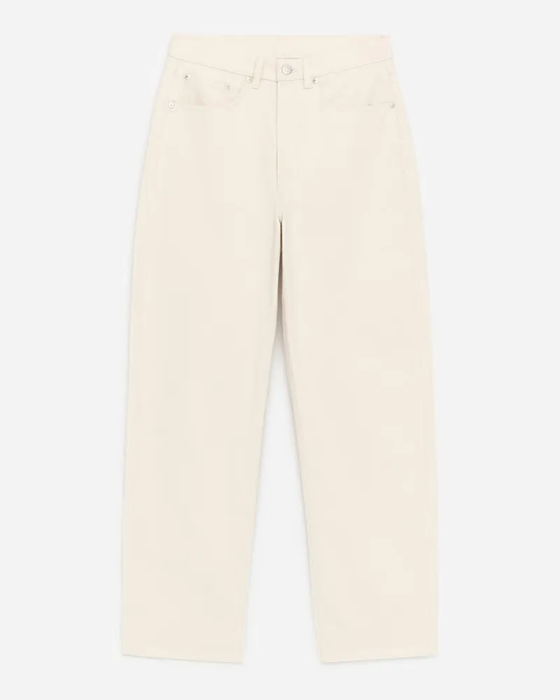 Arket CREEK Relaxed Barrel Jeans -Weiß Weiß