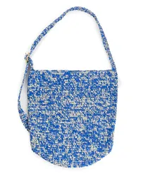 Arket Strohtasche Blau