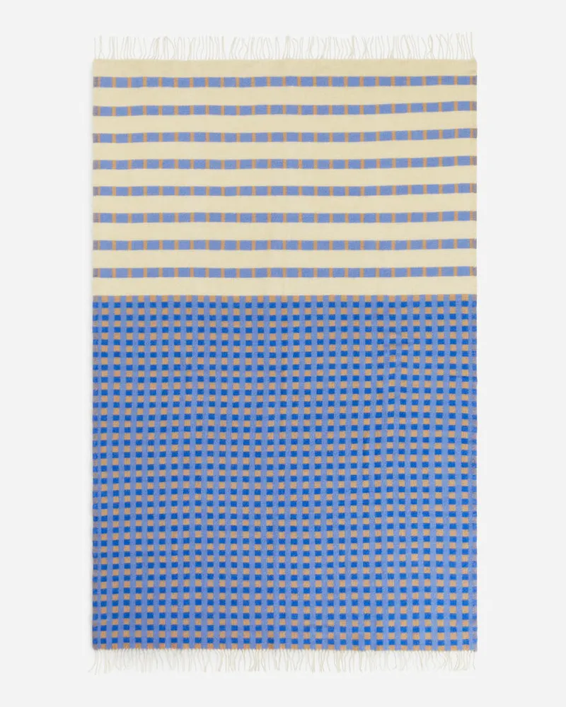 Arket Wolldecke Von Klippan -Blau Blau