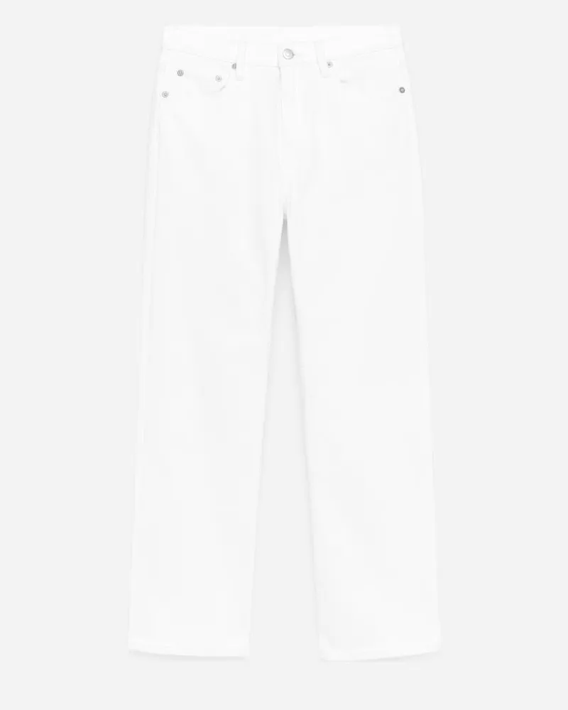 Arket JADE Cropped Slim Jeans -Weiß Weiß