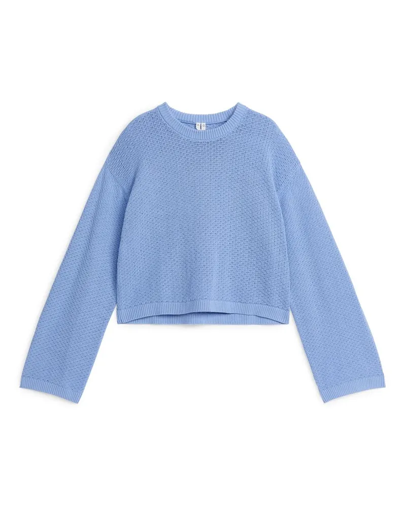 Arket Baumwollpullover - Blau Blau