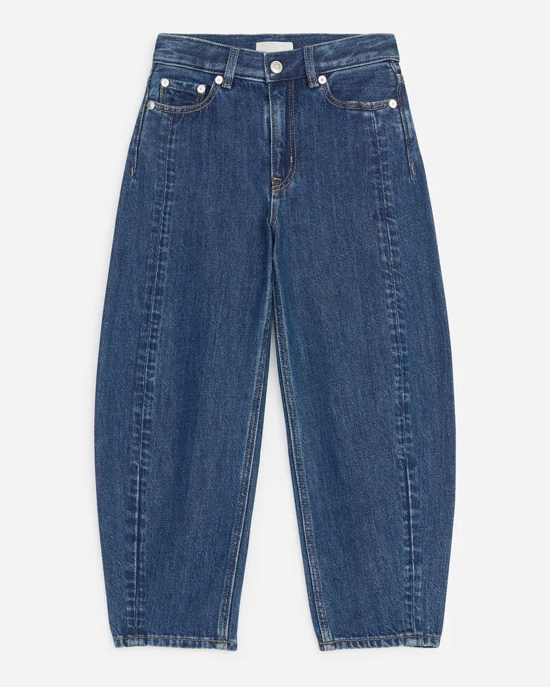 Arket Barrel Jeans -Blau Blau