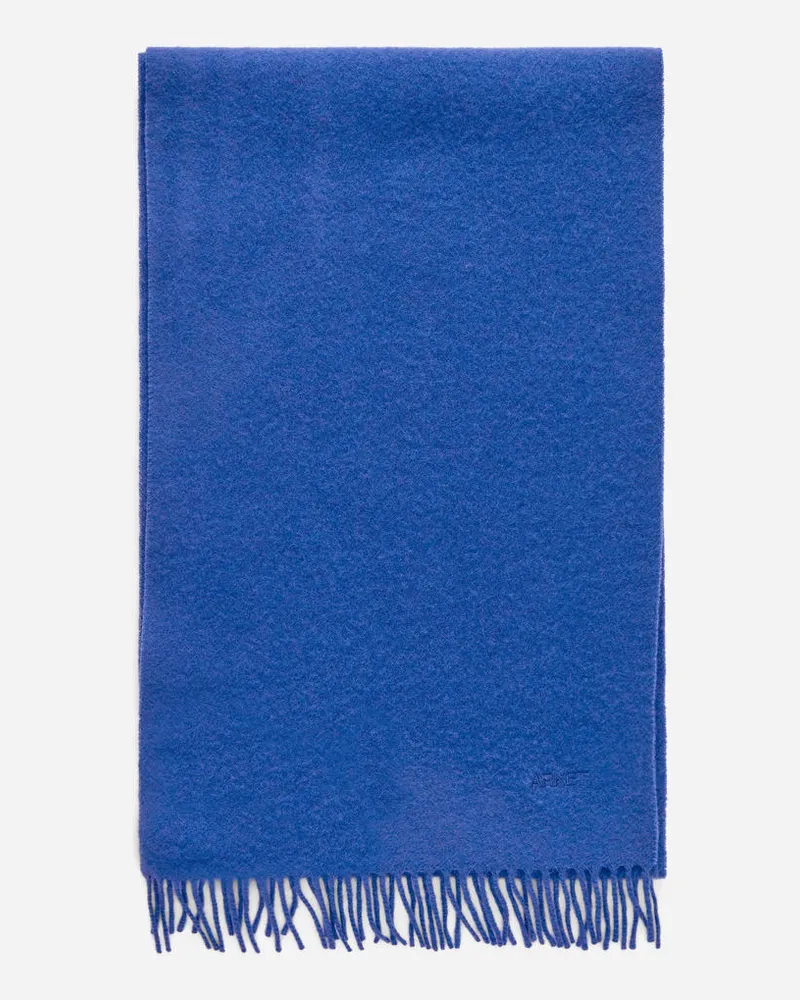 Arket Wollschal -Blau Blau