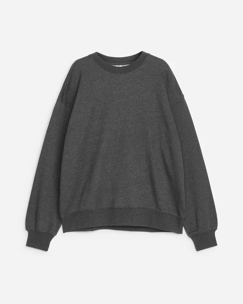 Arket Weiches Sweatshirt -Grau Grau