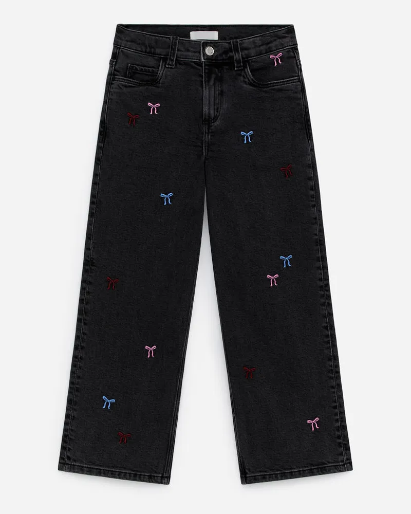 Arket Bestickte Jeans -Schwarz Schwarz