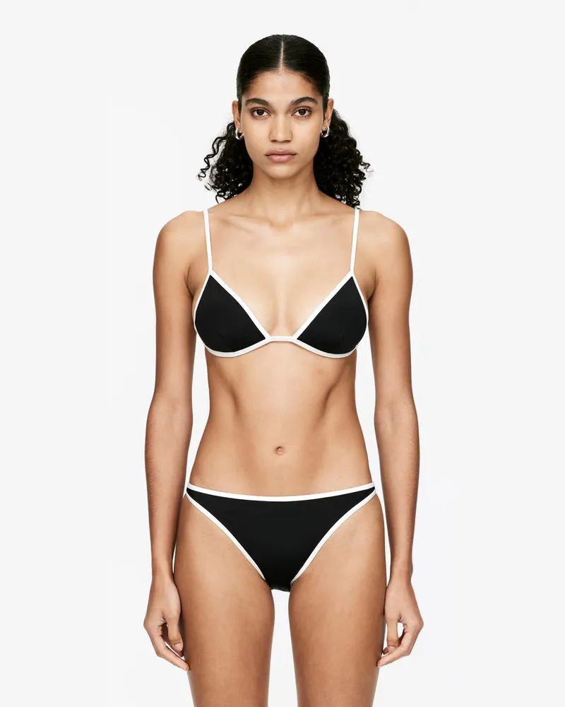 Arket Tief Sitzende Bikinihose -Schwarz Schwarz