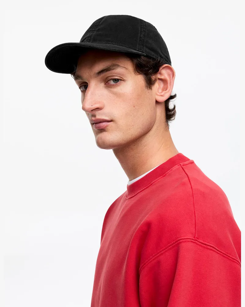 Arket Canvas-Cap Aus Gewaschener Baumwolle -Schwarz Schwarz