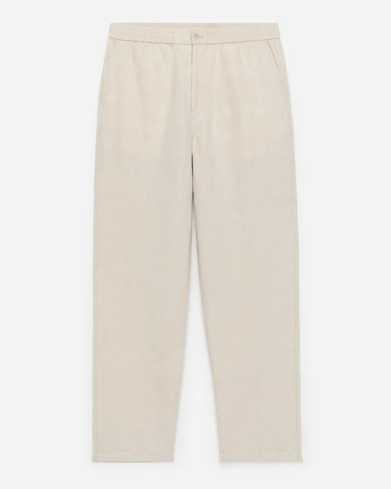 Arket Hose Aus Leinenmix -Beige Beige