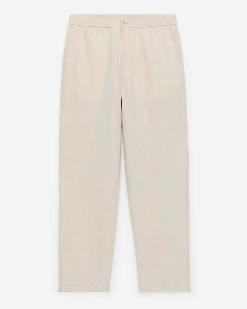 Arket Hose Aus Leinenmix - Beige Beige
