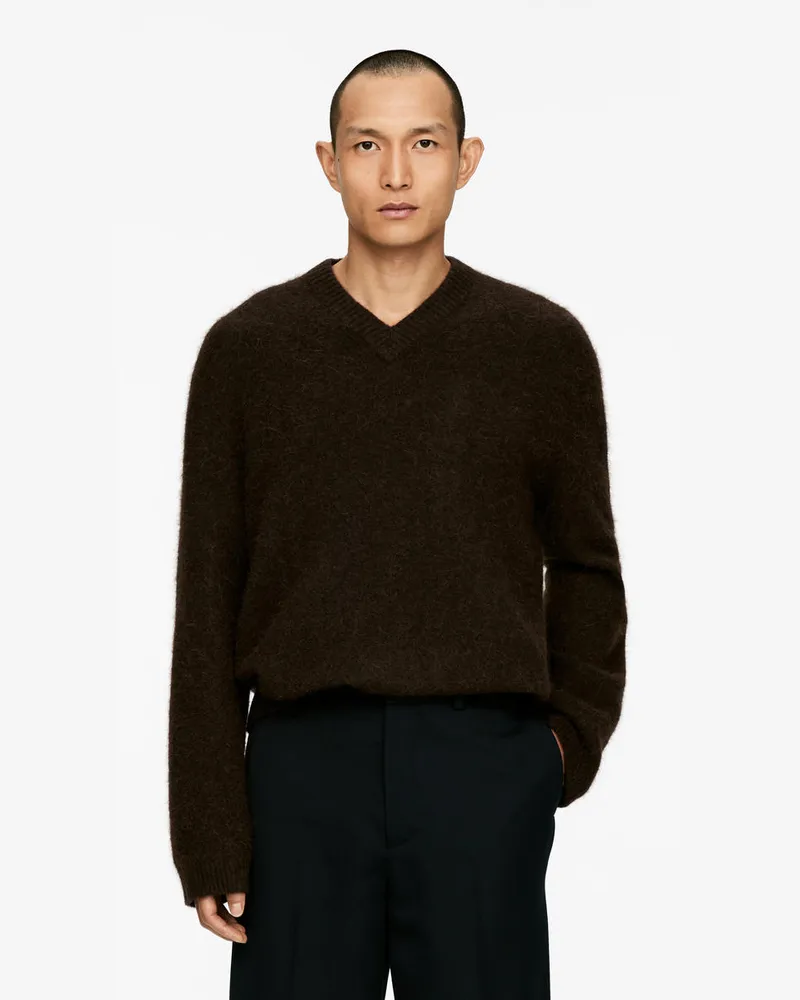 Arket Lockerer Pullover Aus Alpakawollmischung -Braun Braun