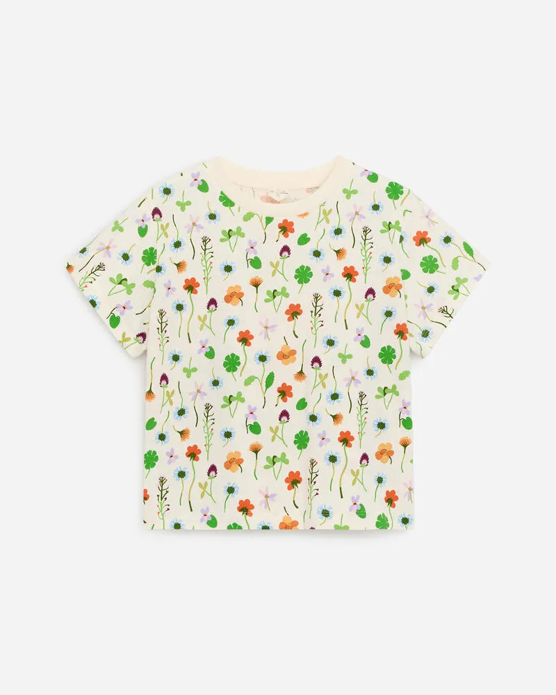 Arket Weit Geschnittenes T-Shirt -Weiß Weiß