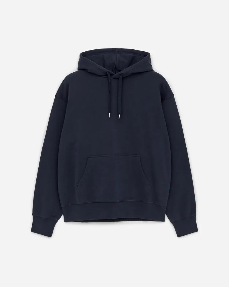 Arket Lockerer Kapuzenpullover -Blau Blau