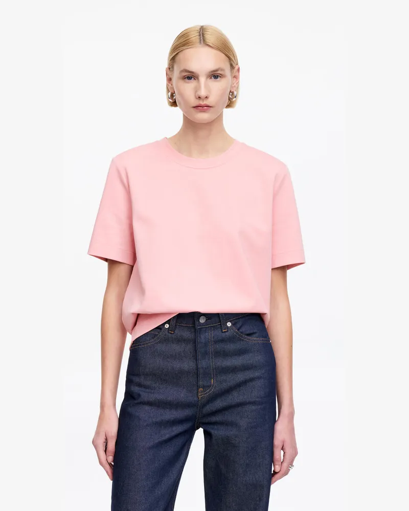 Arket PEARL Schweres T-Shirt -Rosa Rosa