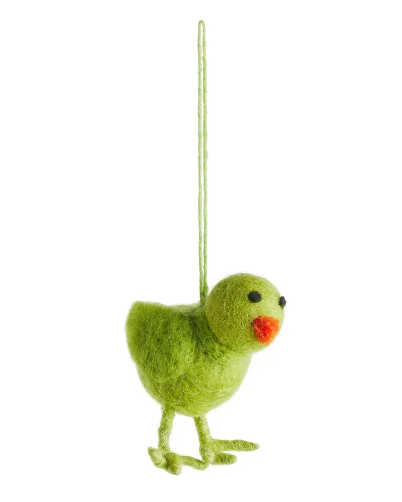 Arket Küken-Ornament Von Felt So Good - Grün Hellgrün