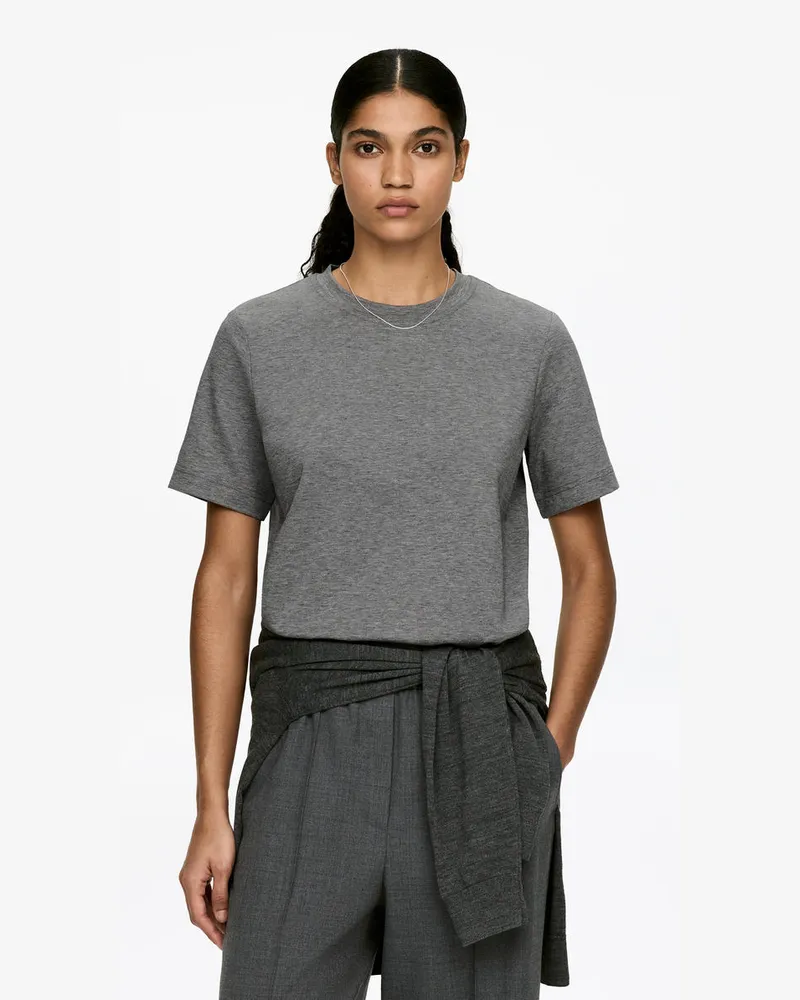 Arket PEARL Schweres T-Shirt -Grau Grau