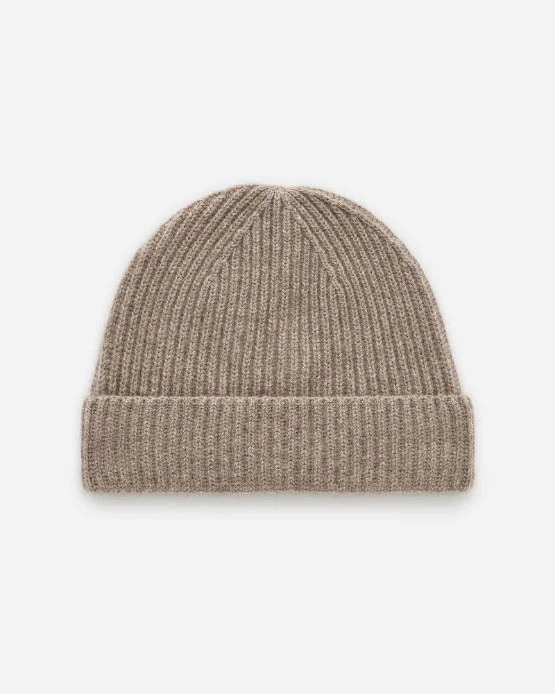 Arket Beanie Aus Kaschmir Und Wolle - Braun Taupe