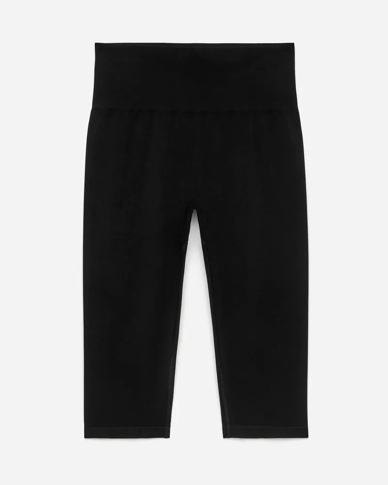 Arket Nahtlose Capri-Leggings - Schwarz Schwarz