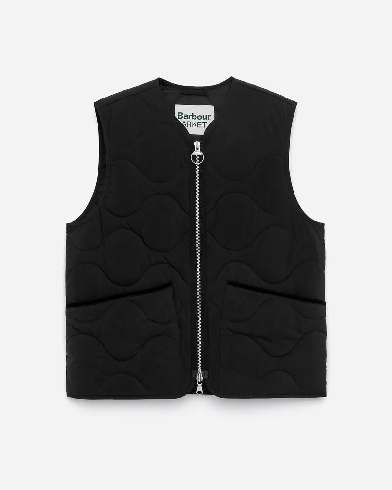 Arket ARKET Und Barbour Steppweste -Schwarz Schwarz
