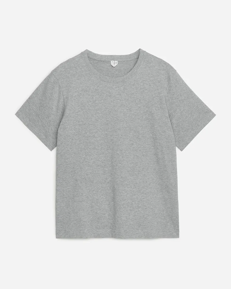 Arket Lockeres T-Shirt 220 GSM -Grau Grau