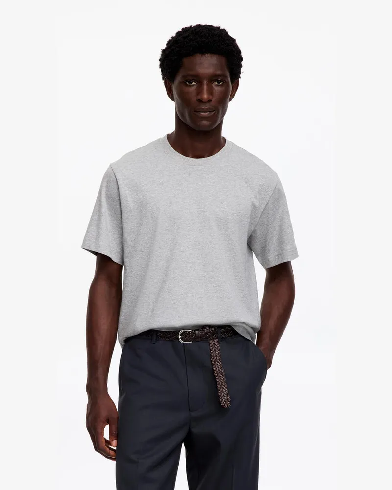Arket Lockeres T-Shirt 220 GSM -Grau Grau
