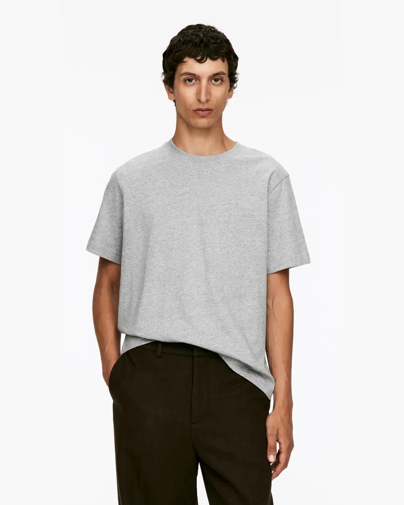 Arket Lockeres T-Shirt 220 GSM -Grau Grau