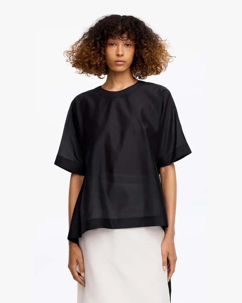 Arket ARKET Und Laila Gohar Top Mit Bindedetail -Blau Blau