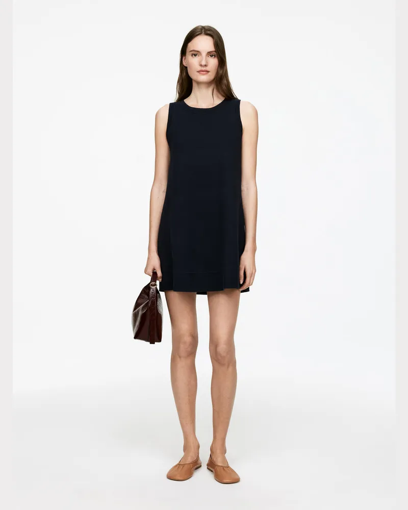 Arket Strickkleid In A-Linie -Blau Blau