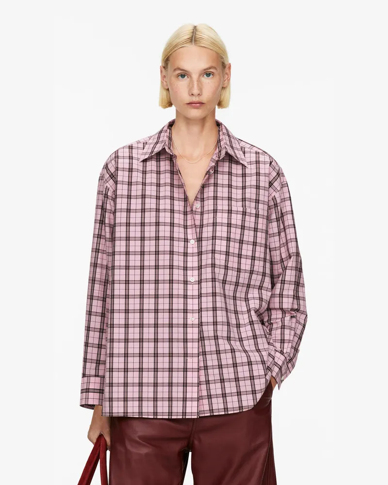 Arket Oversized-Hemd -Rosa Rosa