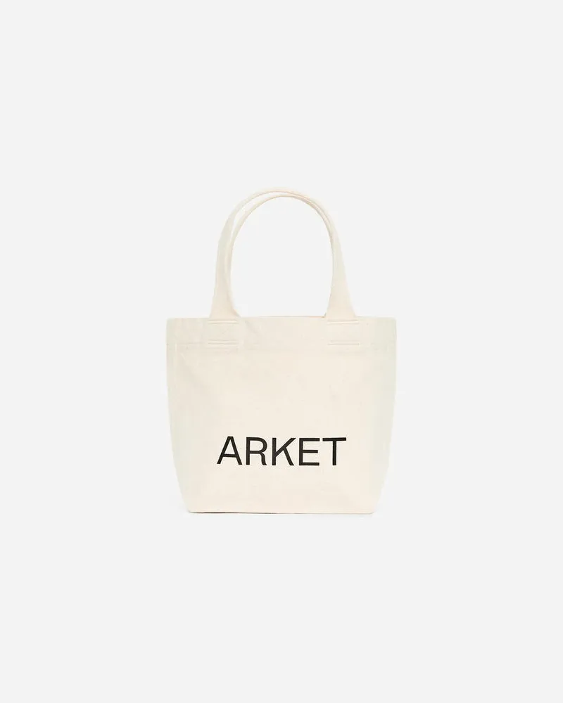 Arket ARKET Mini-Tragetasche Aus Canvas -Weiß Weiß